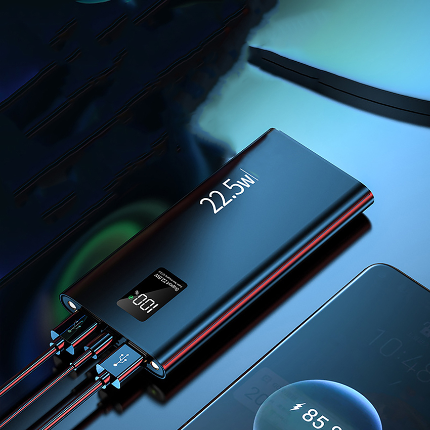 

Павербанк УМБ 20000 мАч для зарядки Android и IOS Wi-charge YM433. 2 фонарика