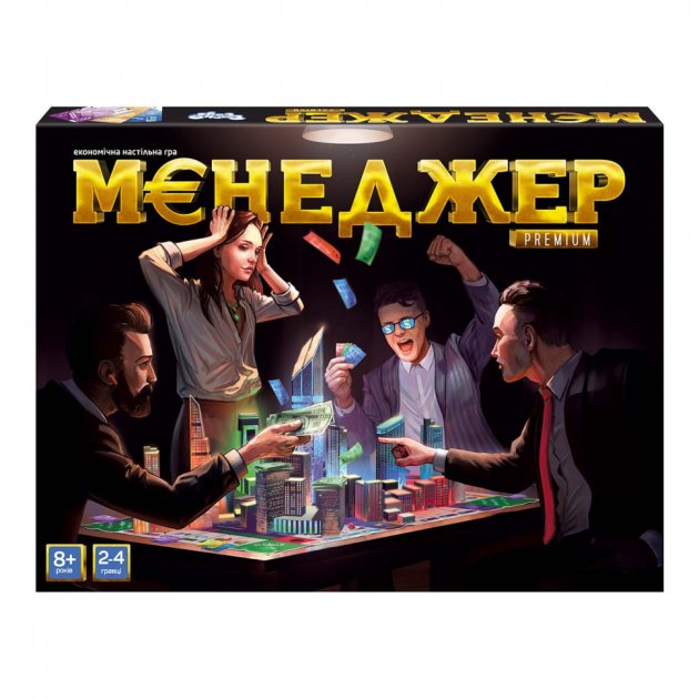 

Настольная развлекательная игра Danko Toys Менеджер Premium Укр (ДТ-БИ-07-96)