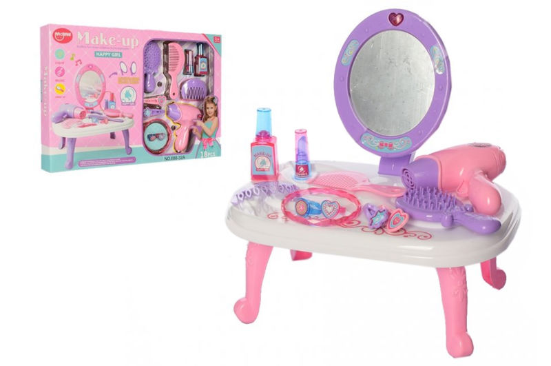 

Дитячий косметичний столик YG Toys "Happy Girl" 39,5*26,7*4,7см., рожевий 688-32A