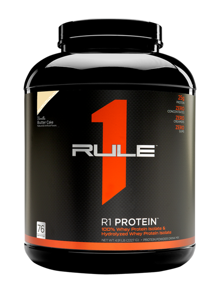 

Сывороточный протеин изолят R1 (Rule One) R1 Protein 2270 грамм vanilla butter cake