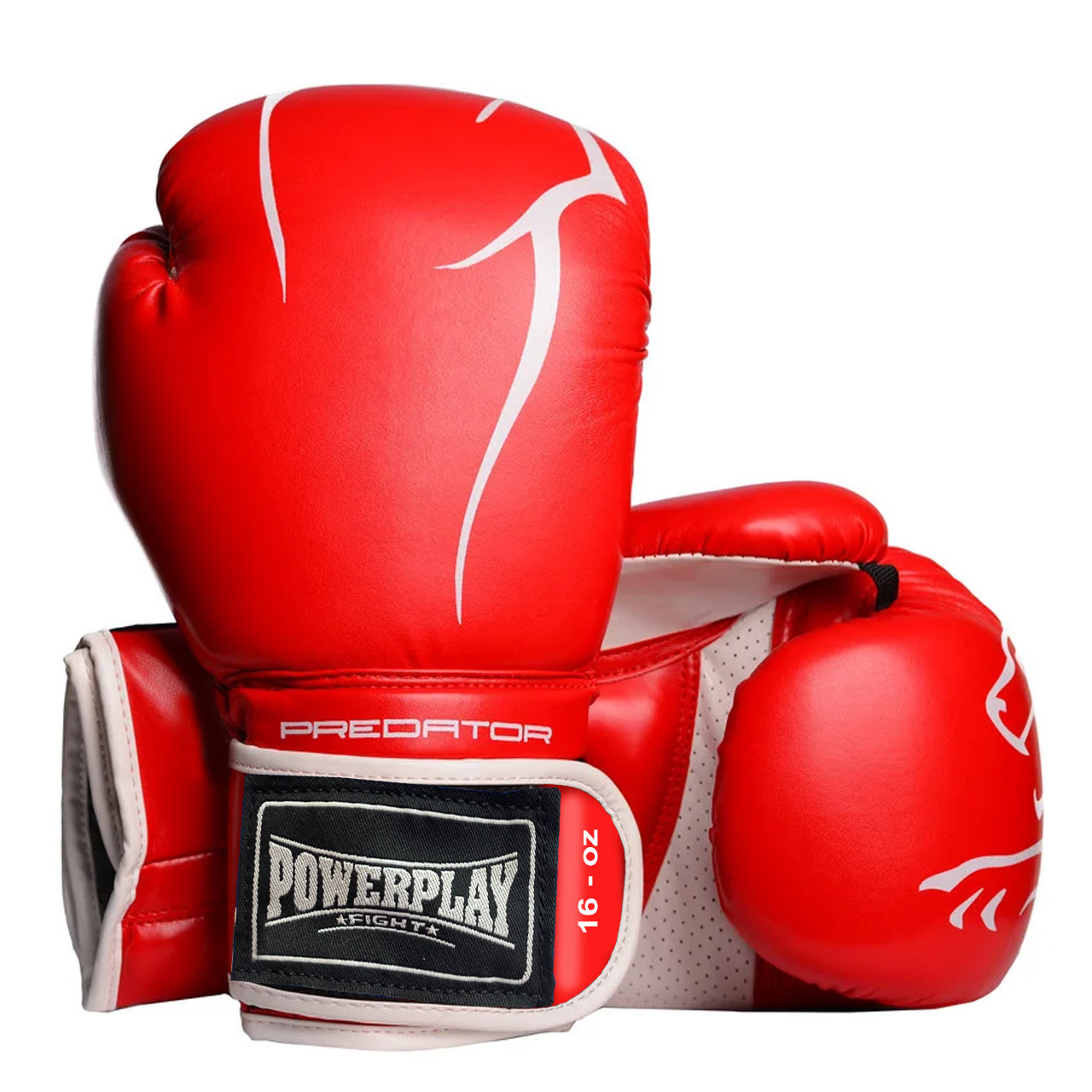 Боксерские перчатки PowerPlay 3018 красные 16 унций – фото, отзывы .