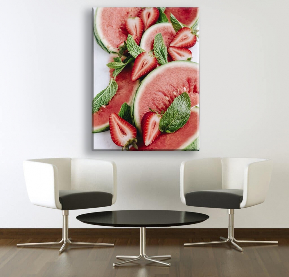 

Картина на холсте Для кухни Strawberry 50х65 см.