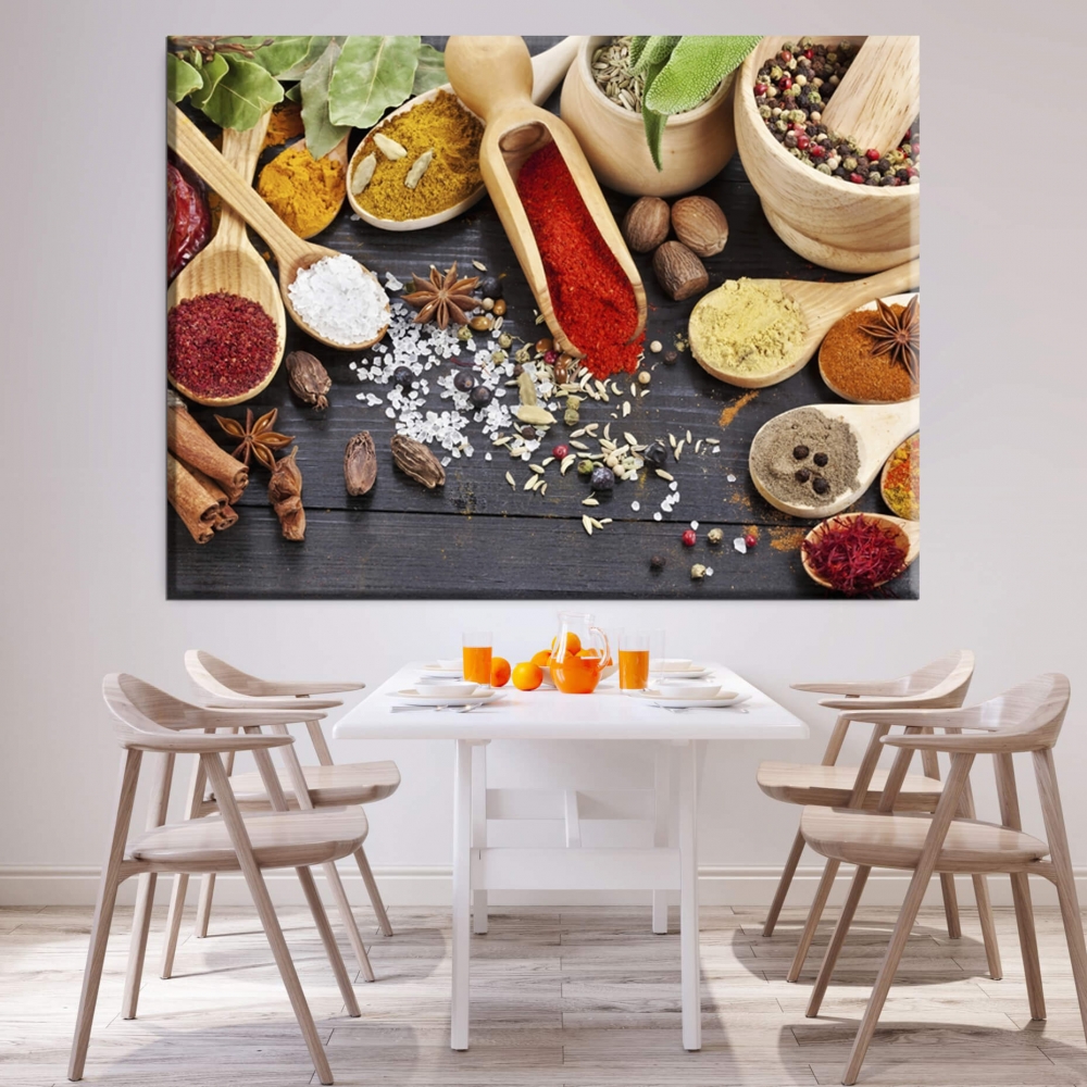

Картина на холсте Для кухни Salt&Pepper 45х60 см.