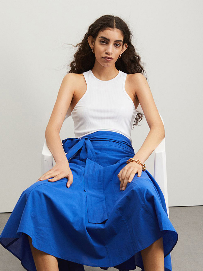 

Топ H& 978740b47  Белый, Топ H&M 978740b47 M Белый