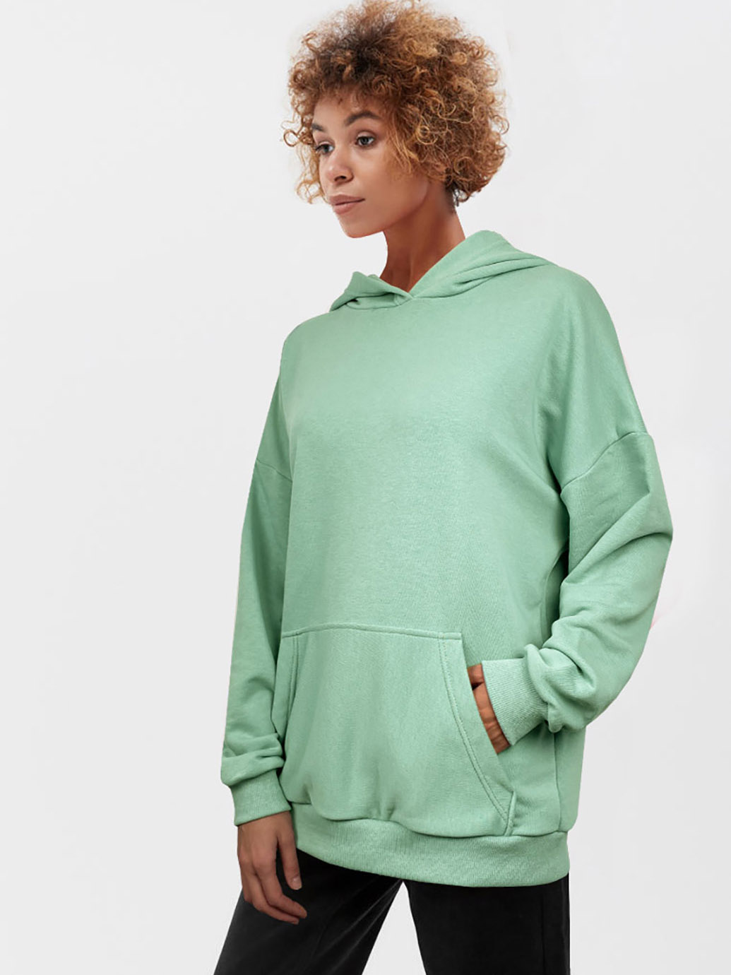 

Худи Moni&Co 11111b48 - Зеленое, Худи Moni&Co 11111b48 S-M Зеленое