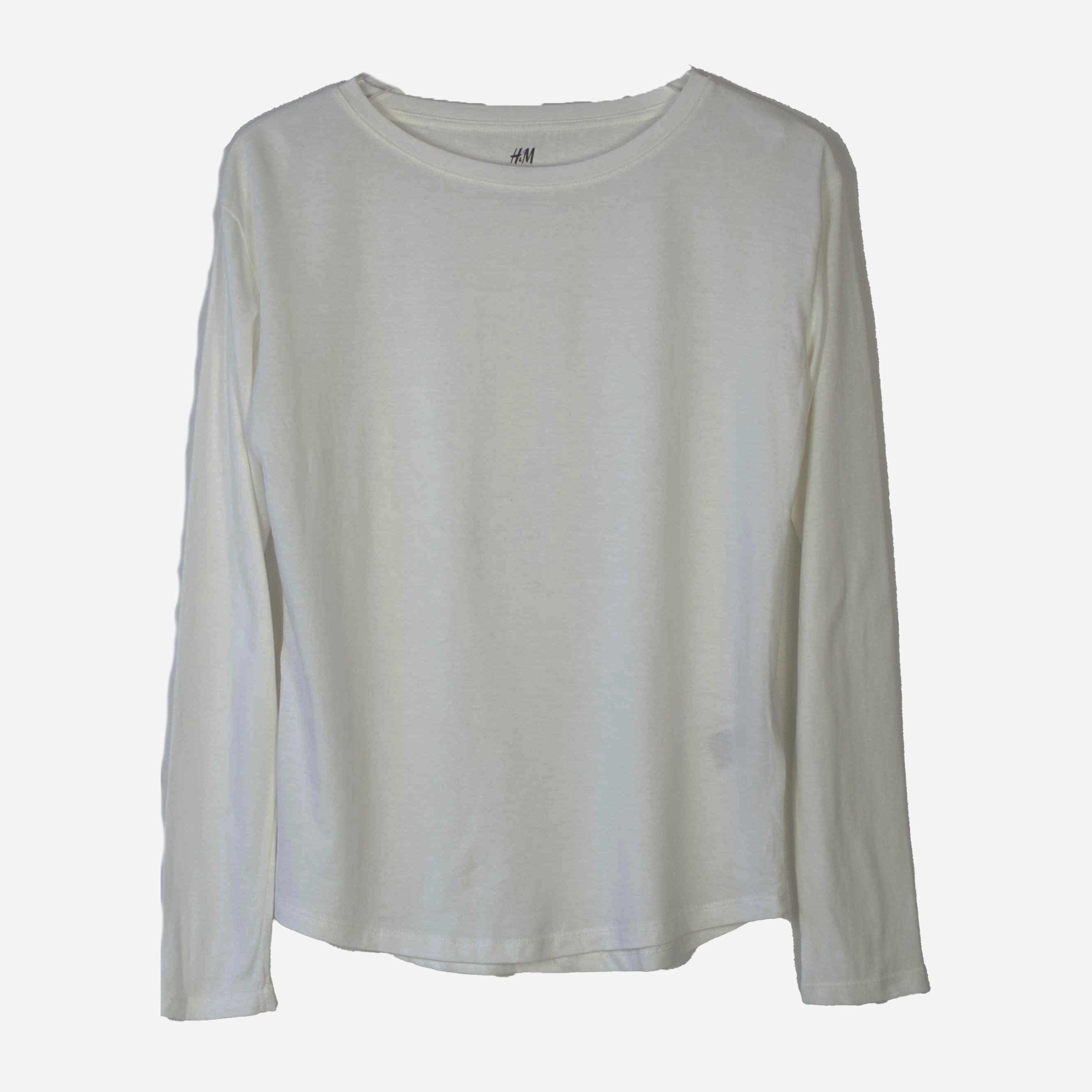 

Футболка с длинным рукавом H&M 02-0615538-002 158-164 см Белая (СА2000001267790)