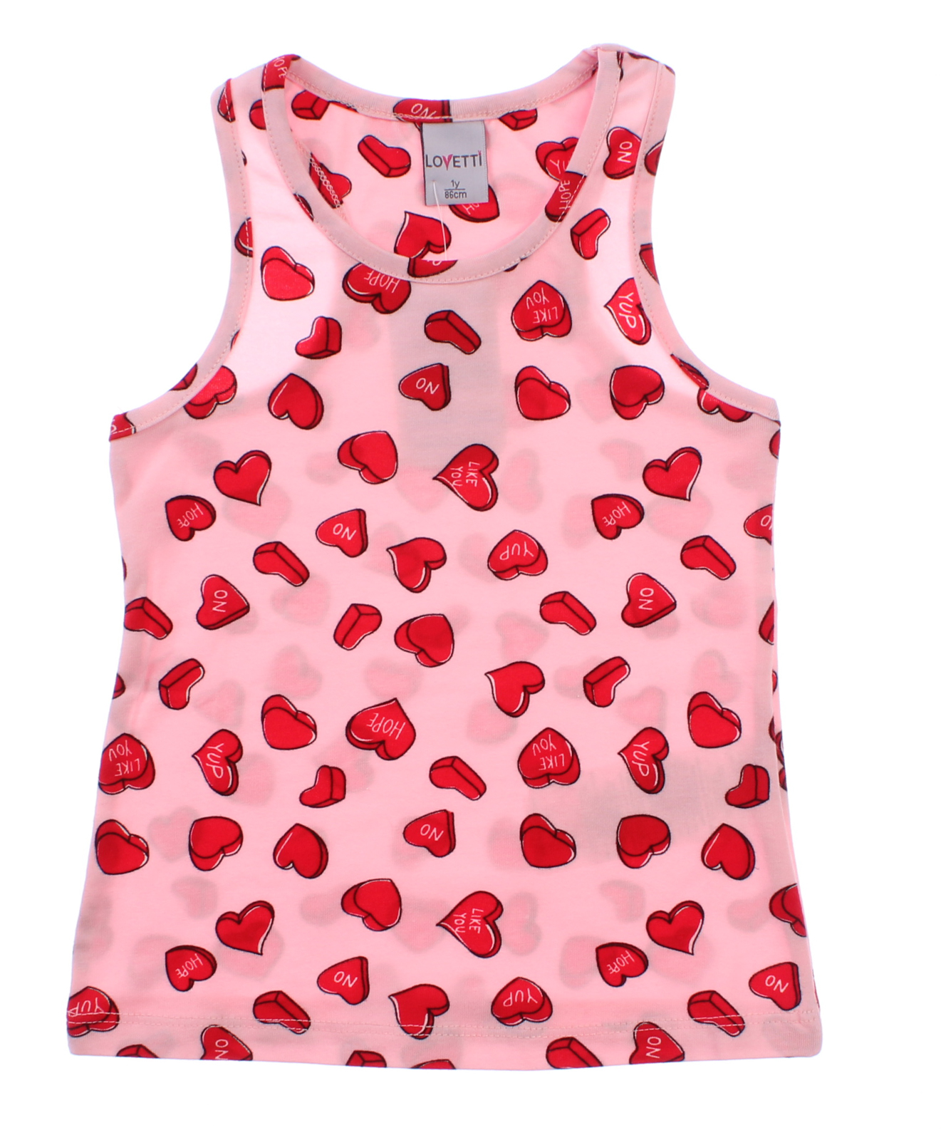

Майка Lovetti Розовый 92 см 144