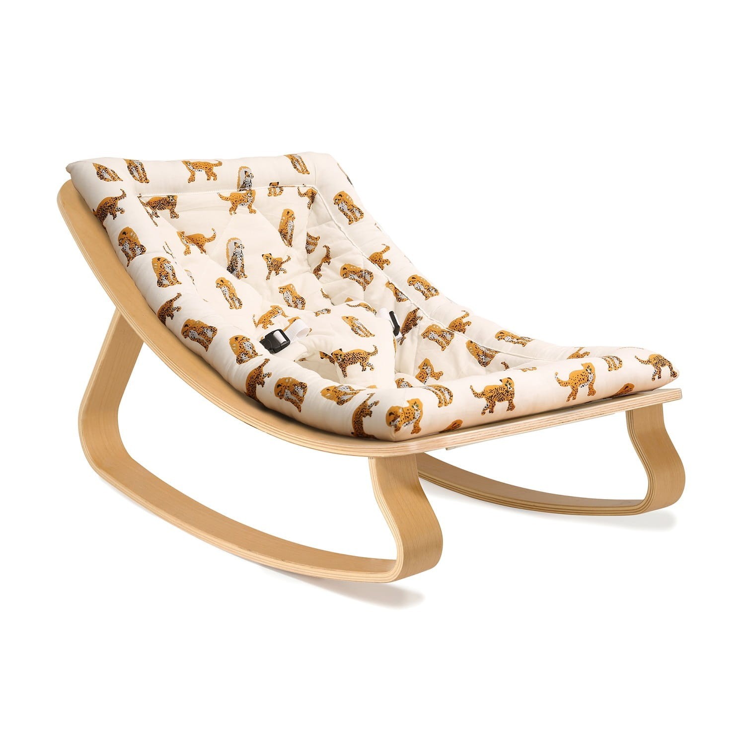 

Детский шезлонг-качалка Charlie Crane Levo in Beech (основание бук) Jaguar, CCLEVOBLTJ