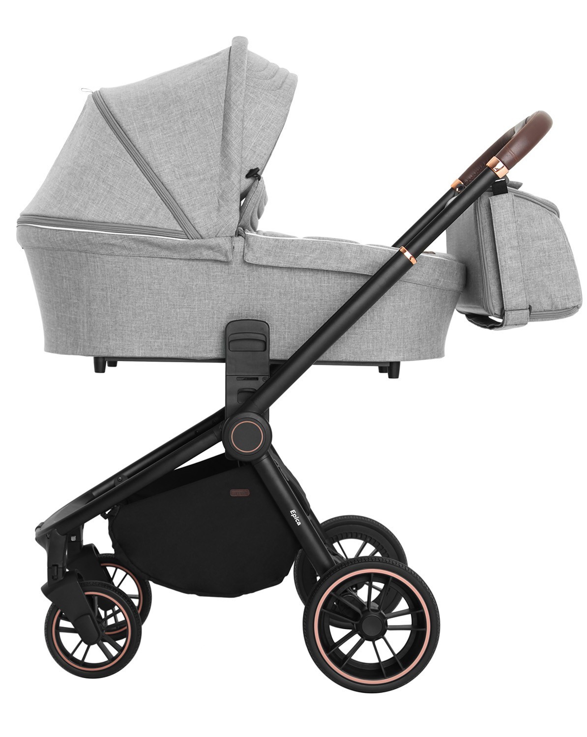 

Универсальная коляска 3 в 1 CARRELLO Epica CRL-8511/1 Silver Grey