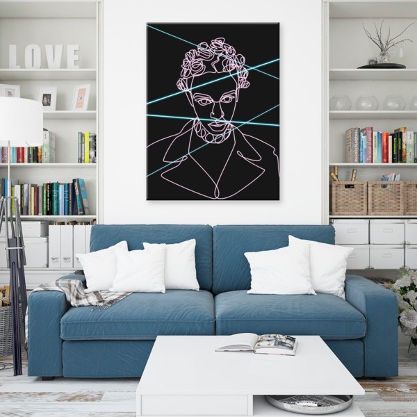 

Картина на холсте Урбан Арт Black Neon 50х65 см.
