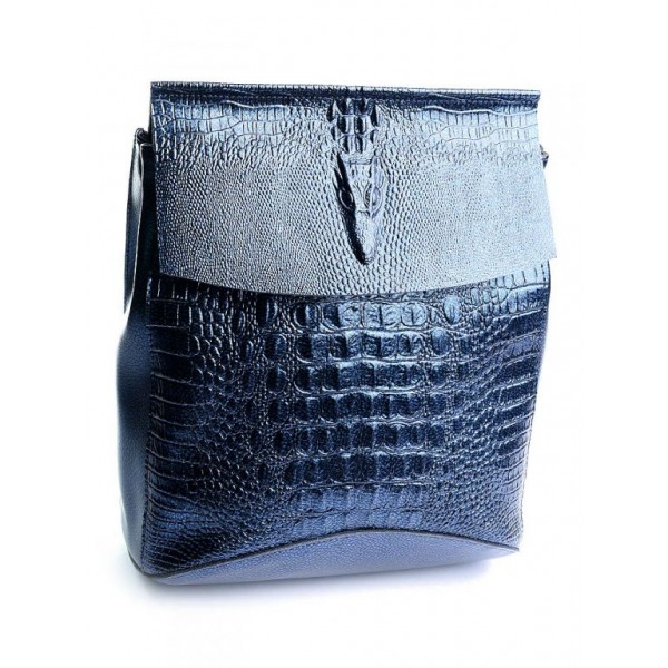 

Женский рюкзак кожаный Parse 8504-7 W.Blue