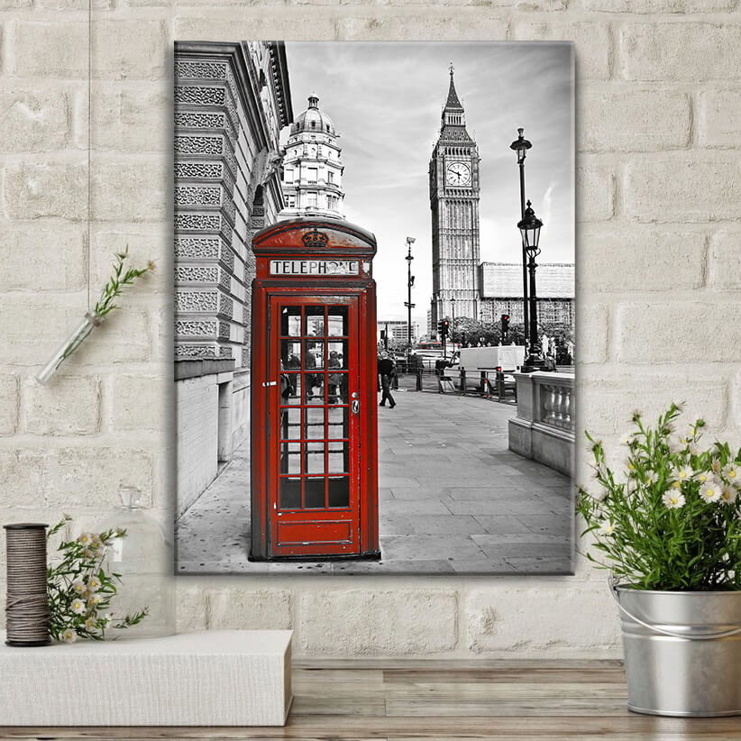 

Картина на холсте Для дома London 45х60 см.