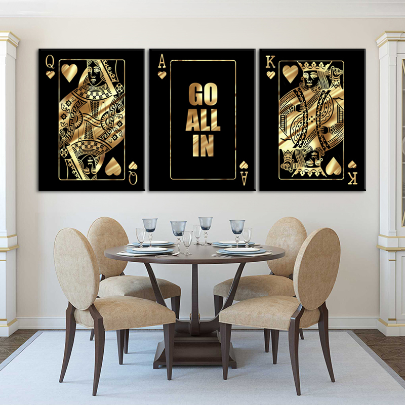 

Картина на холсте Урбан Арт Go All In 3 картины 90х120 см.