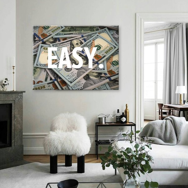 

Картина на холсте Деньги Easy Money 75х100 см.