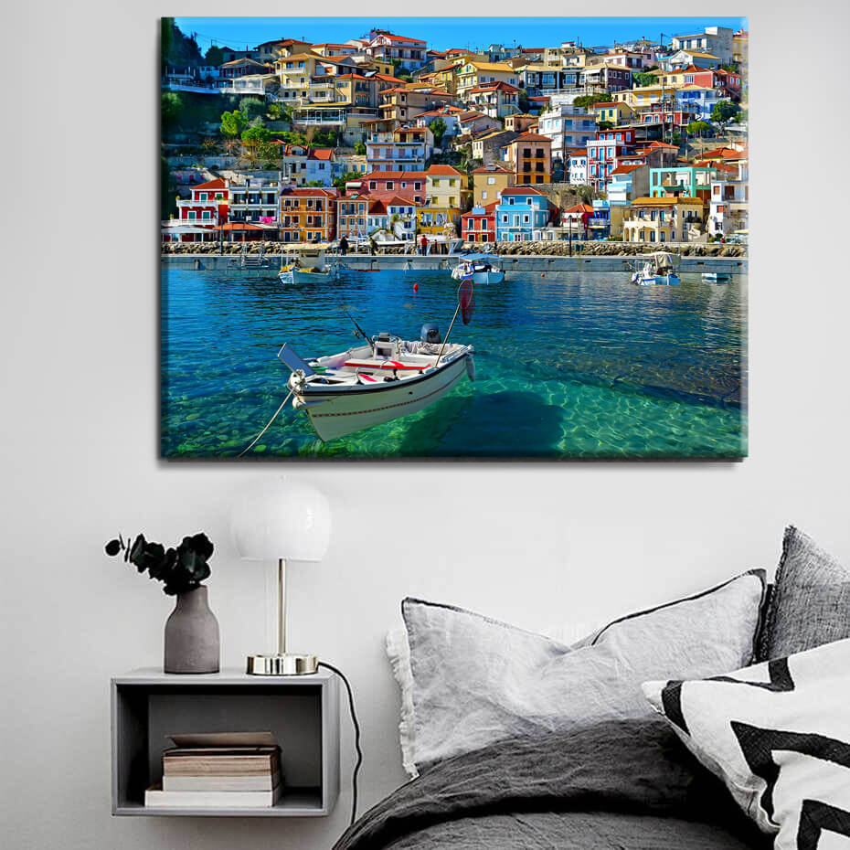 

Картина на холсте Путешествия Corfu 45х60 см.