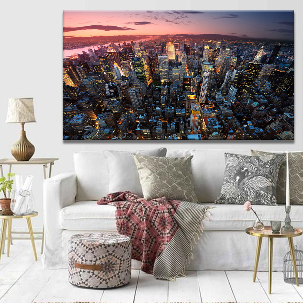 

Картина на холсте Путешествия Big City Life 40х80 см.