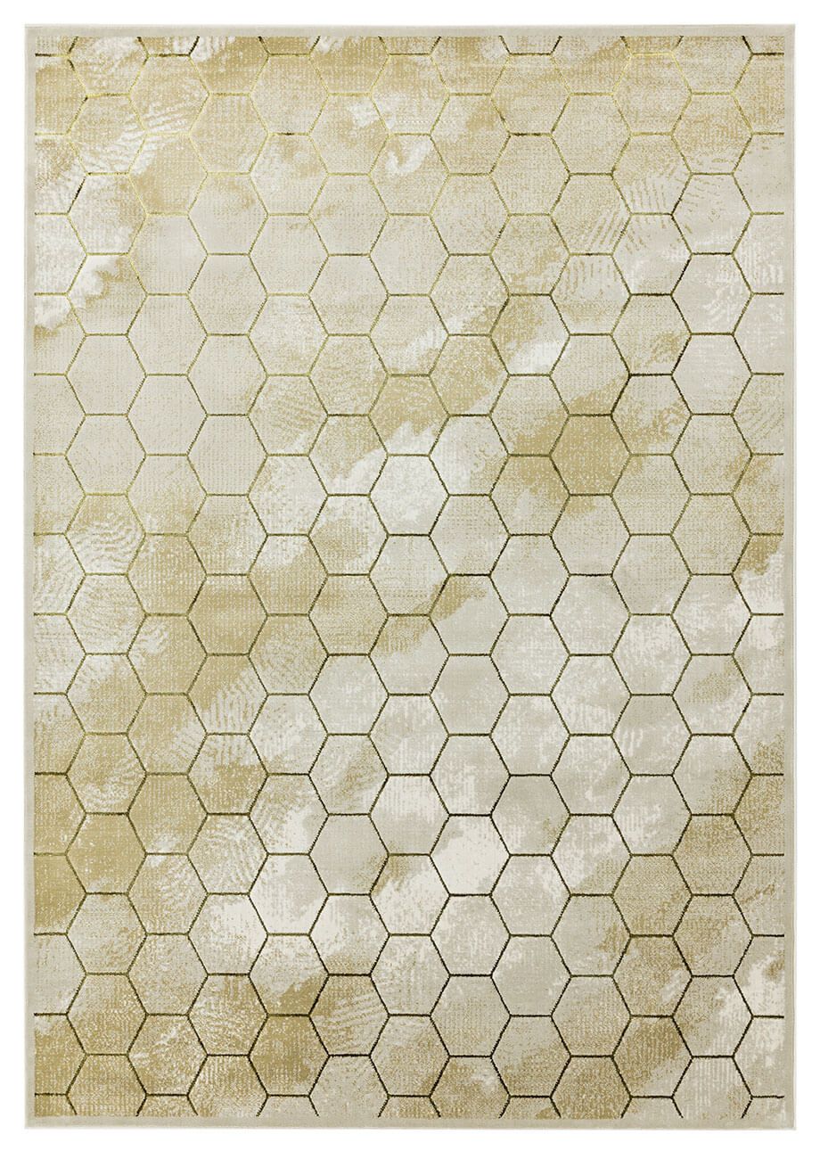 

Ковер Quantum QU05 Honeycomb 80х150 см Бежевый