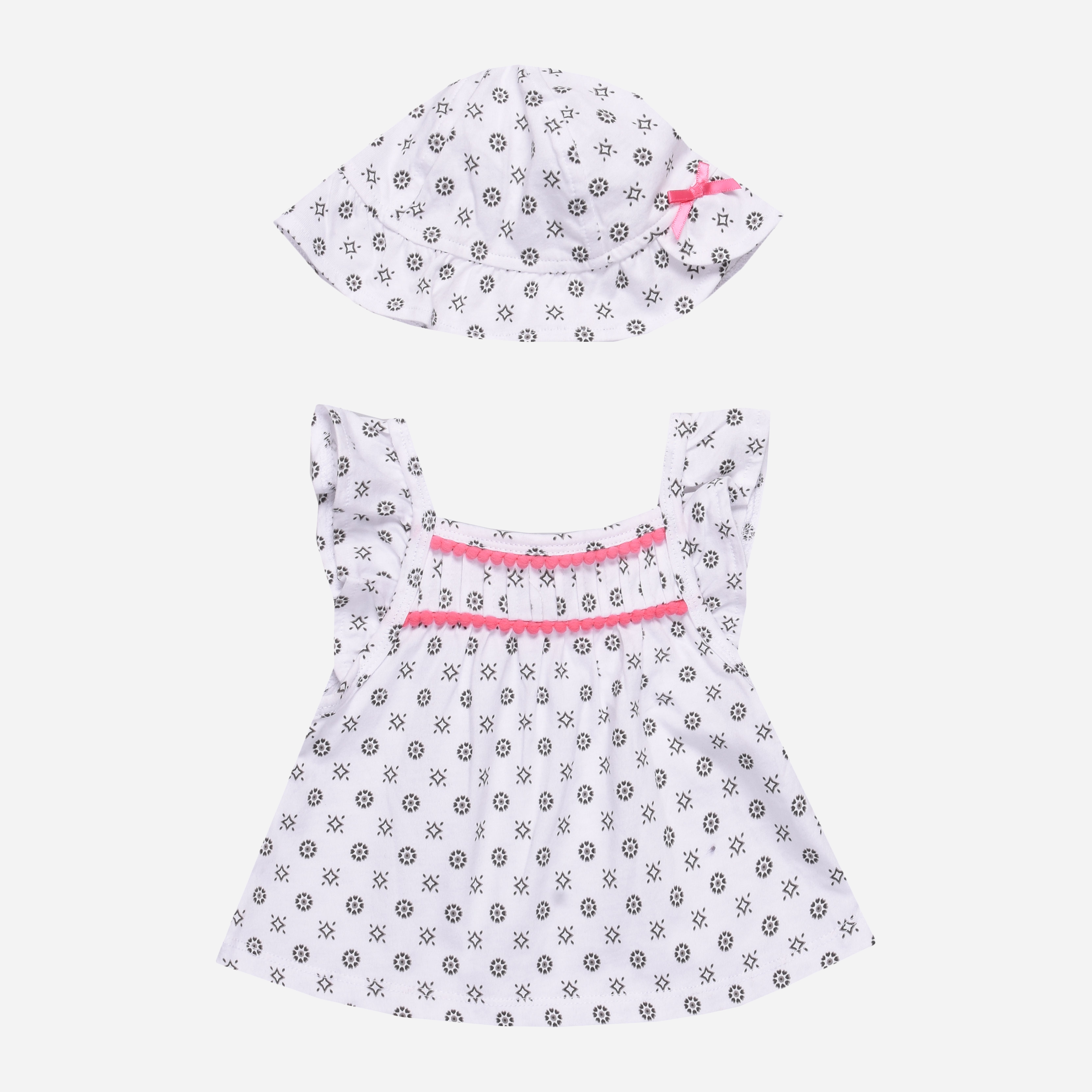 

Костюм (платье + панама) C&A ca03200052 62 см Белый