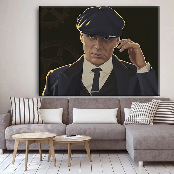 

Картина на холсте Фильмы/сериалы Tommy Shelby 75х100 см.