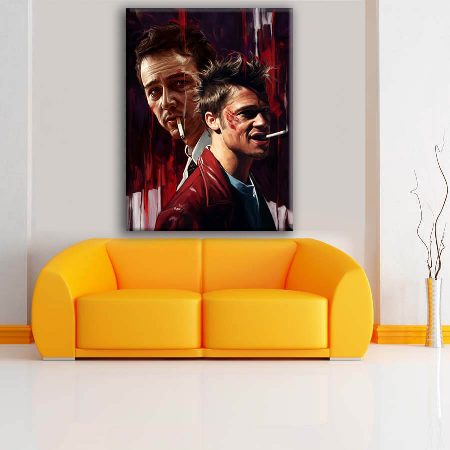 

Картина на холсте Фильмы/сериалы Fighting Club 75х100 см.