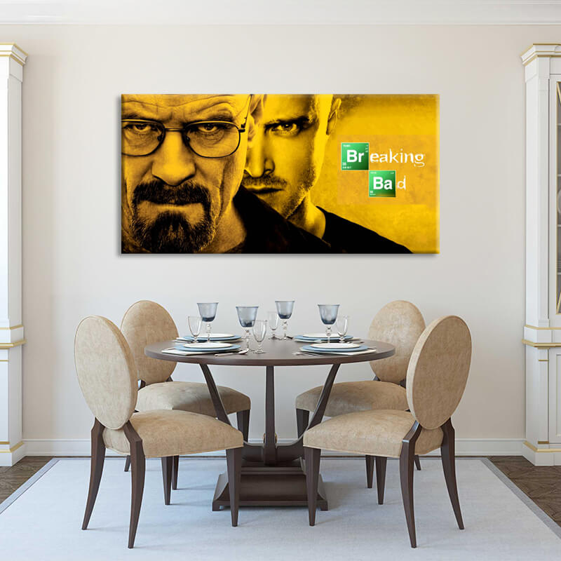 

Картина на холсте Фильмы/сериалы Breaking Bad 70х140 см.