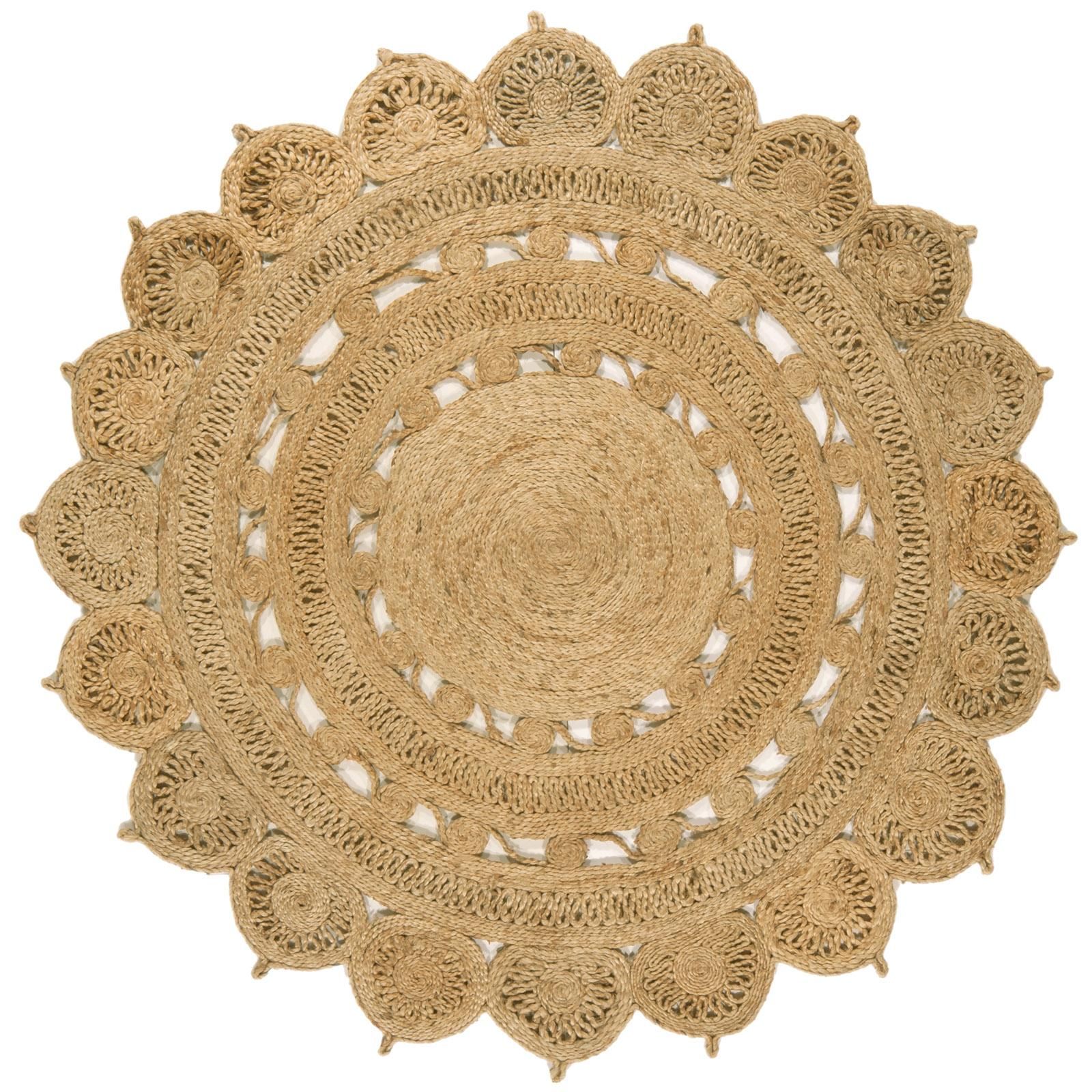 

Ковер Zira Jute 001 Natural 150х150 см Бежевый