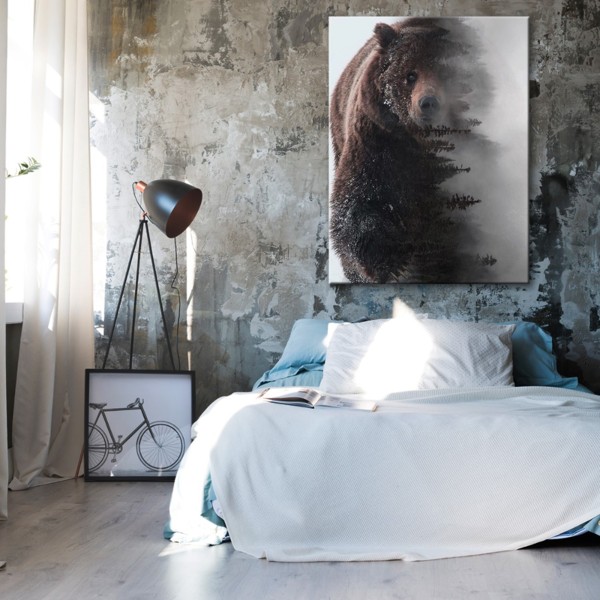 

Картина на холсте Картины на холсте Brown Bear 75х100 см.