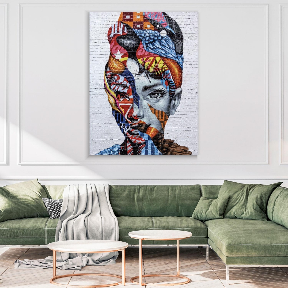 

Картина на холсте Личности Audrey Hepburn 45х60 см.
