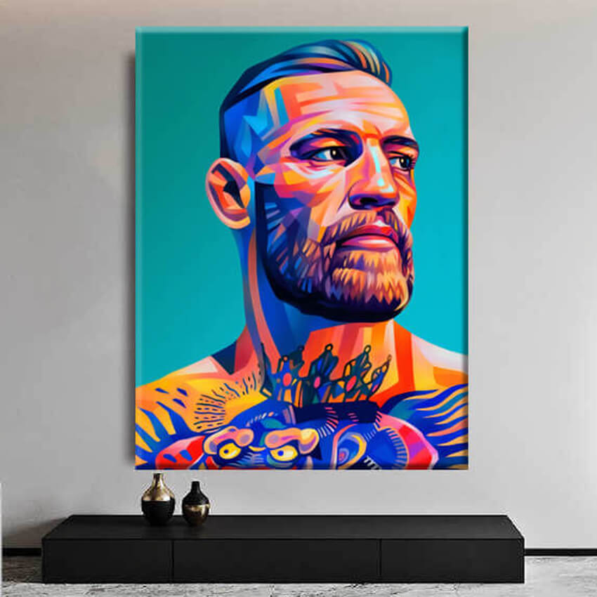 

Картина на холсте Личности Conor McGregor Popart 45х60 см.