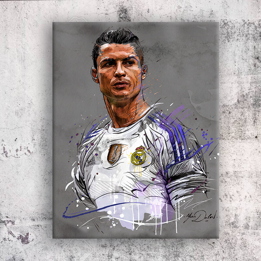 

Картина на холсте Личности Cristiano Ronaldo 90х120 см.