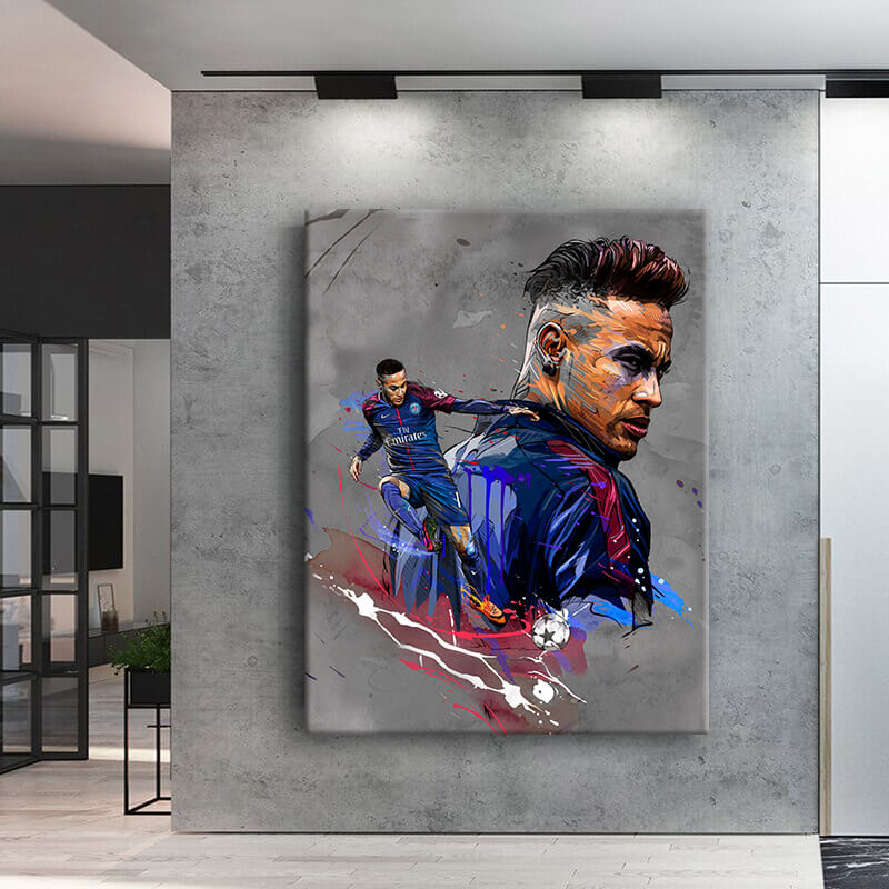 

Картина на холсте Личности Neymar 50х65 см.