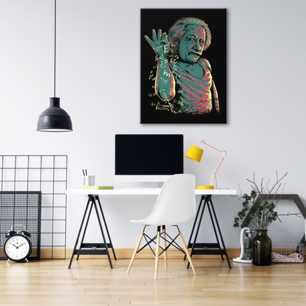 

Картина на холсте Личности Einstein Graffiti 50х65 см.