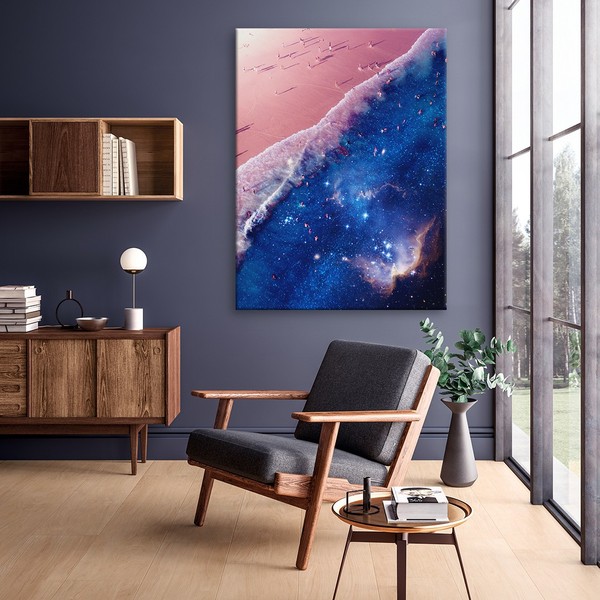

Картина на холсте Космос Space Ocean 50х65 см.