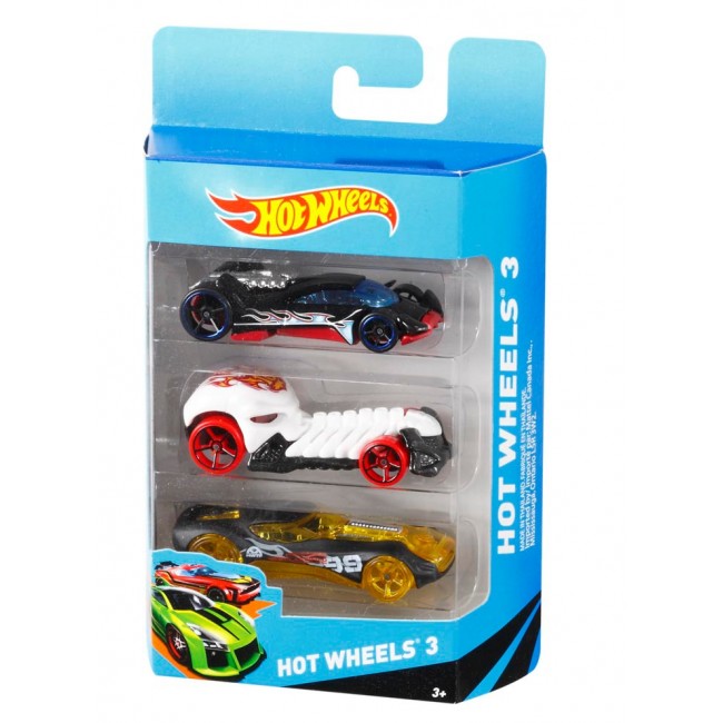 

Набор из 3-х базовых машинок Hot Wheels (K5904)