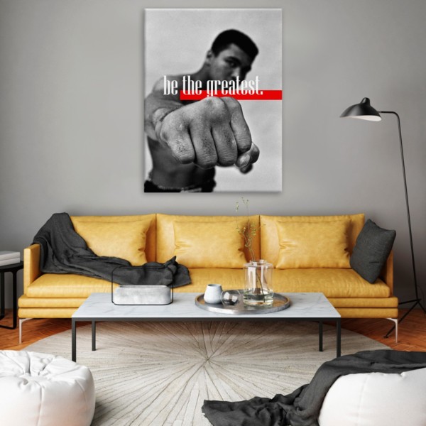 

Картина на холсте Мотивация The Greatest 75х100 см.