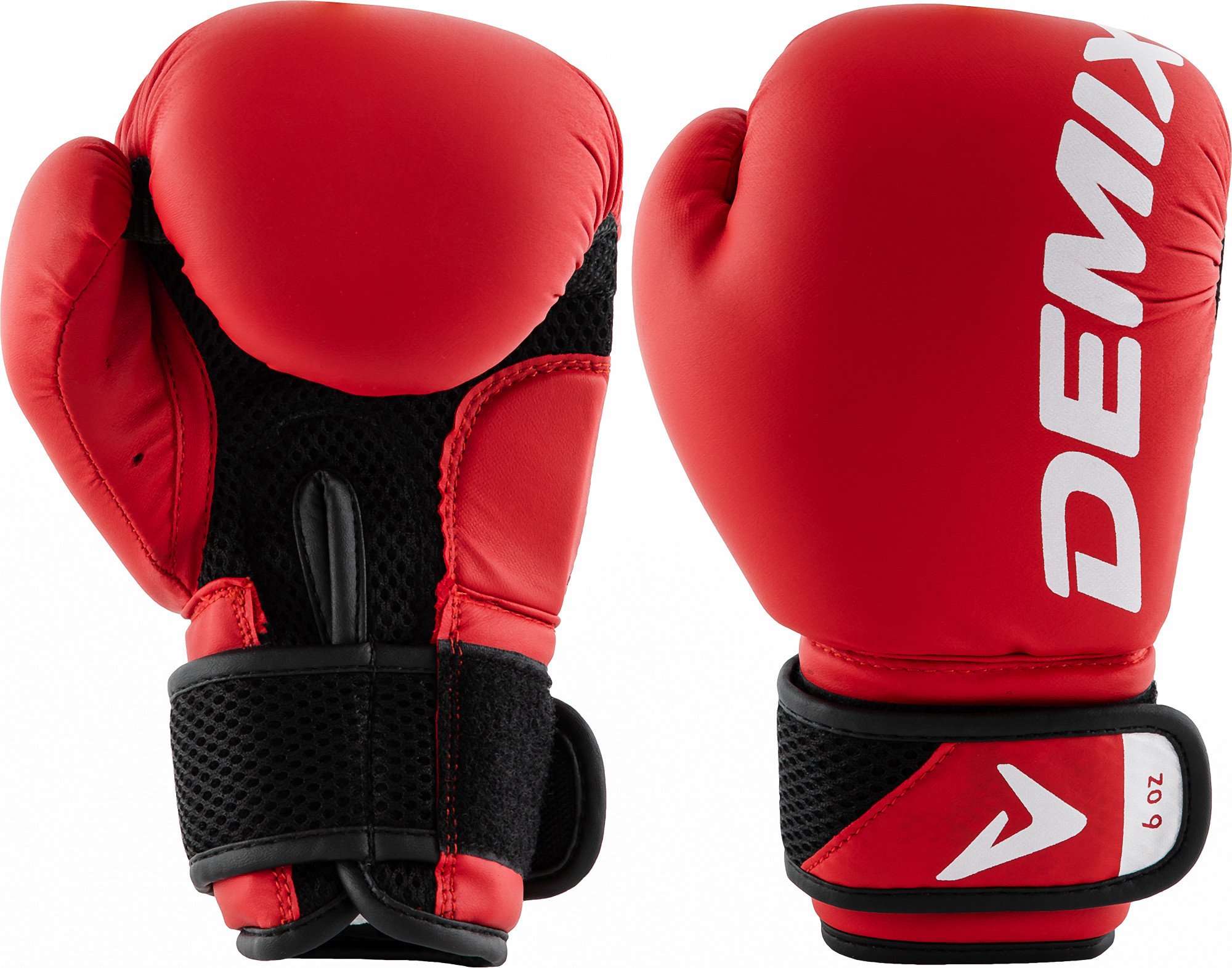 

Детские боксерские перчатки (7-9 лет) 6 унций Demix Красный