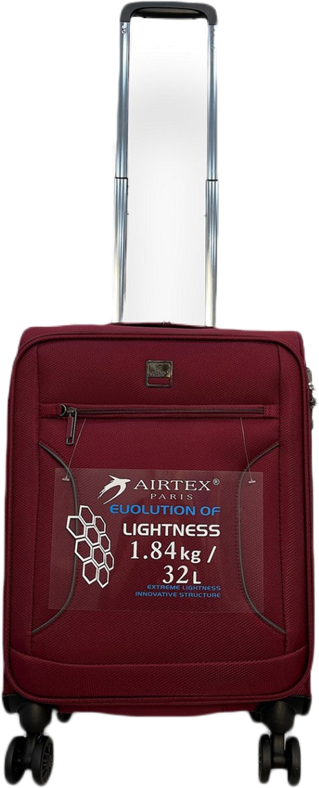 

Чемодан на 4 колесах Airtex 841 Малый Бордовый (At00042)