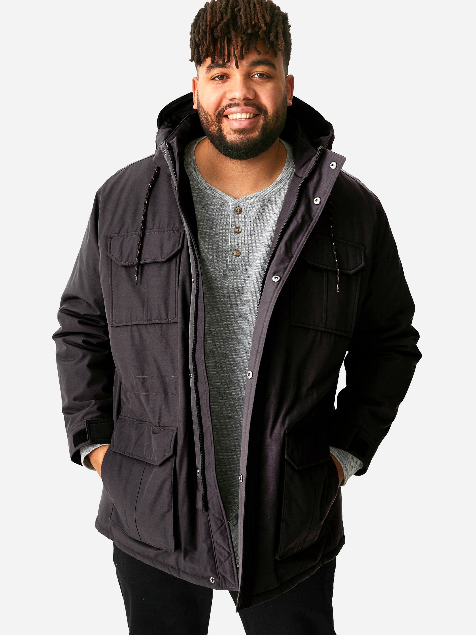 

Парка C&A 12-21FW19946  Черная, Парка C&A 12-21FW19946 6XL Черная