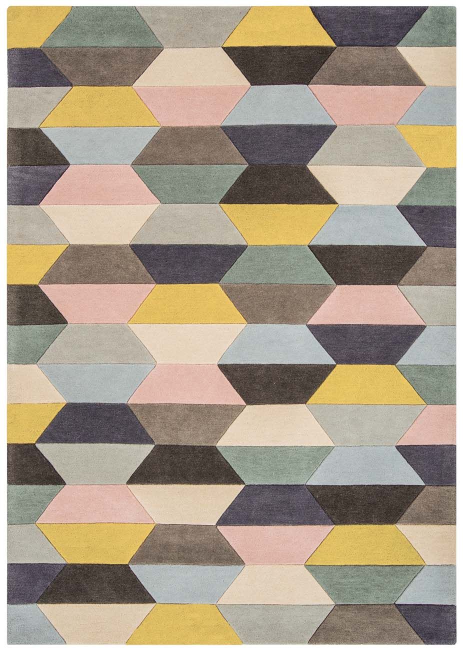 

Ковер Funk Honeycomb Pastel 70х200 см Розовый