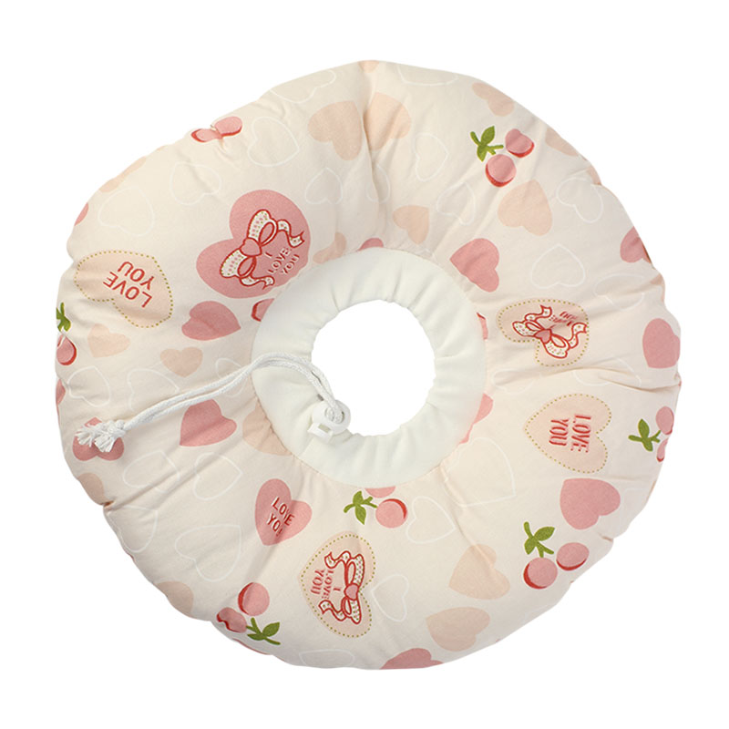 

Мягкий воротник-подушка Hoopet 19G0005GF Peach Love размер XL для кошек защита при повреждениях