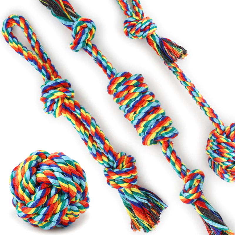 

Игрушка веревка для собак Taotaopets 031108 Multi Color Ver.1 домашних животных