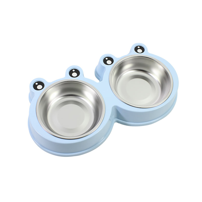 

Миска Taotaopets Frog 135501 Blue 27,5*15*4 см тарелка для котов и собак двойная