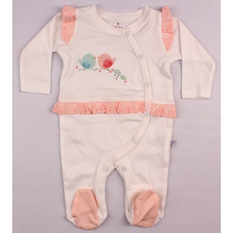 

Комбинезон для девочки BIBABY 60296 68 см персиковый (180294)