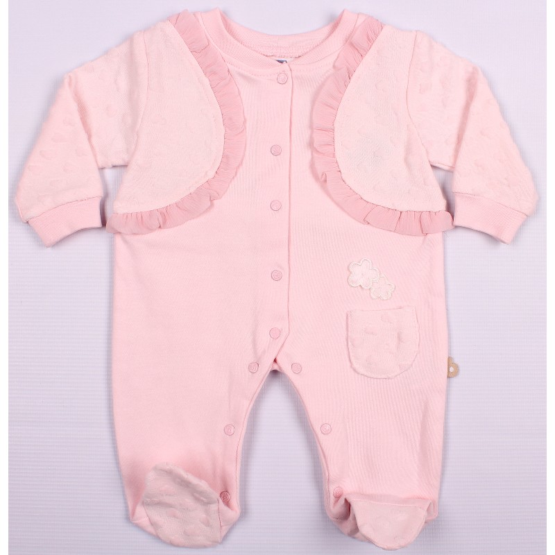 

Комбинезон для девочки BIBABY 60068 68 см розовый (180276)