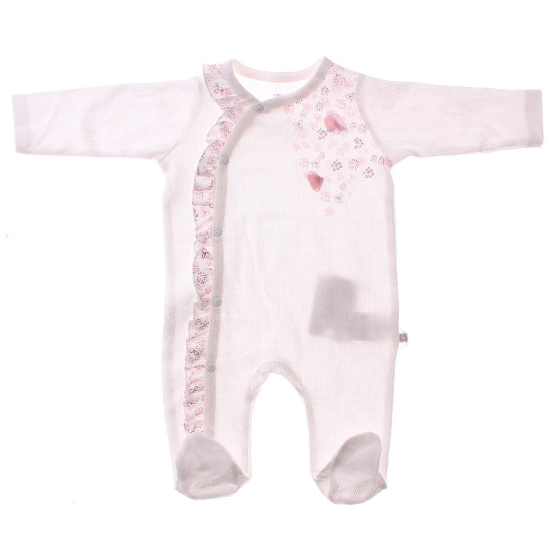 

Комбинезон для девочки BIBABY 60344 68 см кремовый (180324)