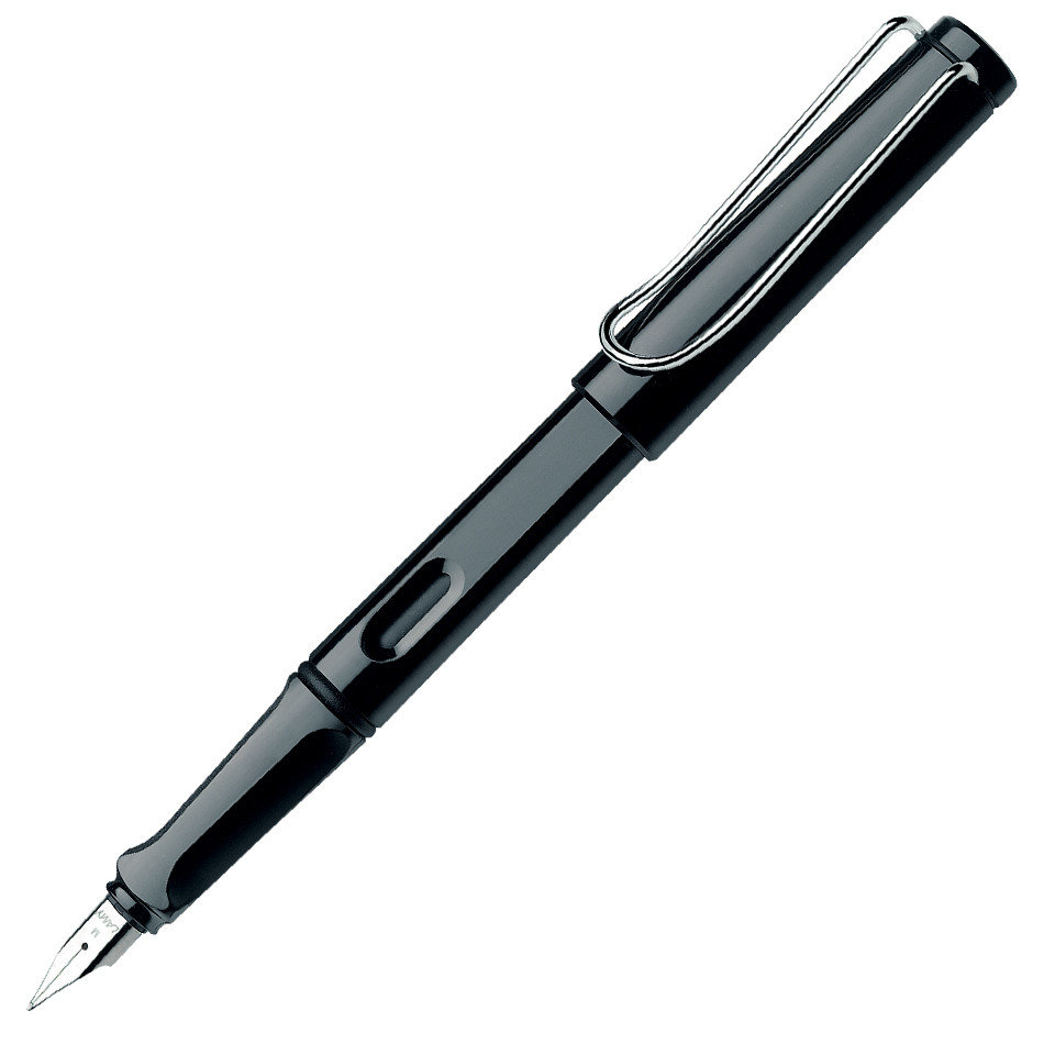 

Эргономическая перьевая ручка Lamy Safari тонкое (fine, F), черный