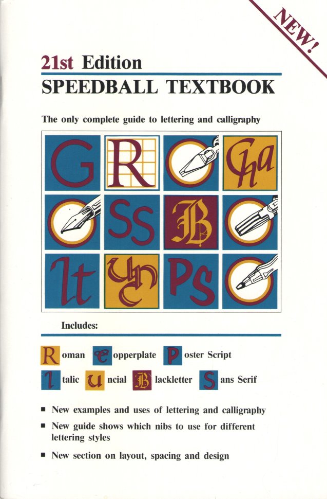 

Руководство по каллиграфии Speedball Textbook 21st Edition