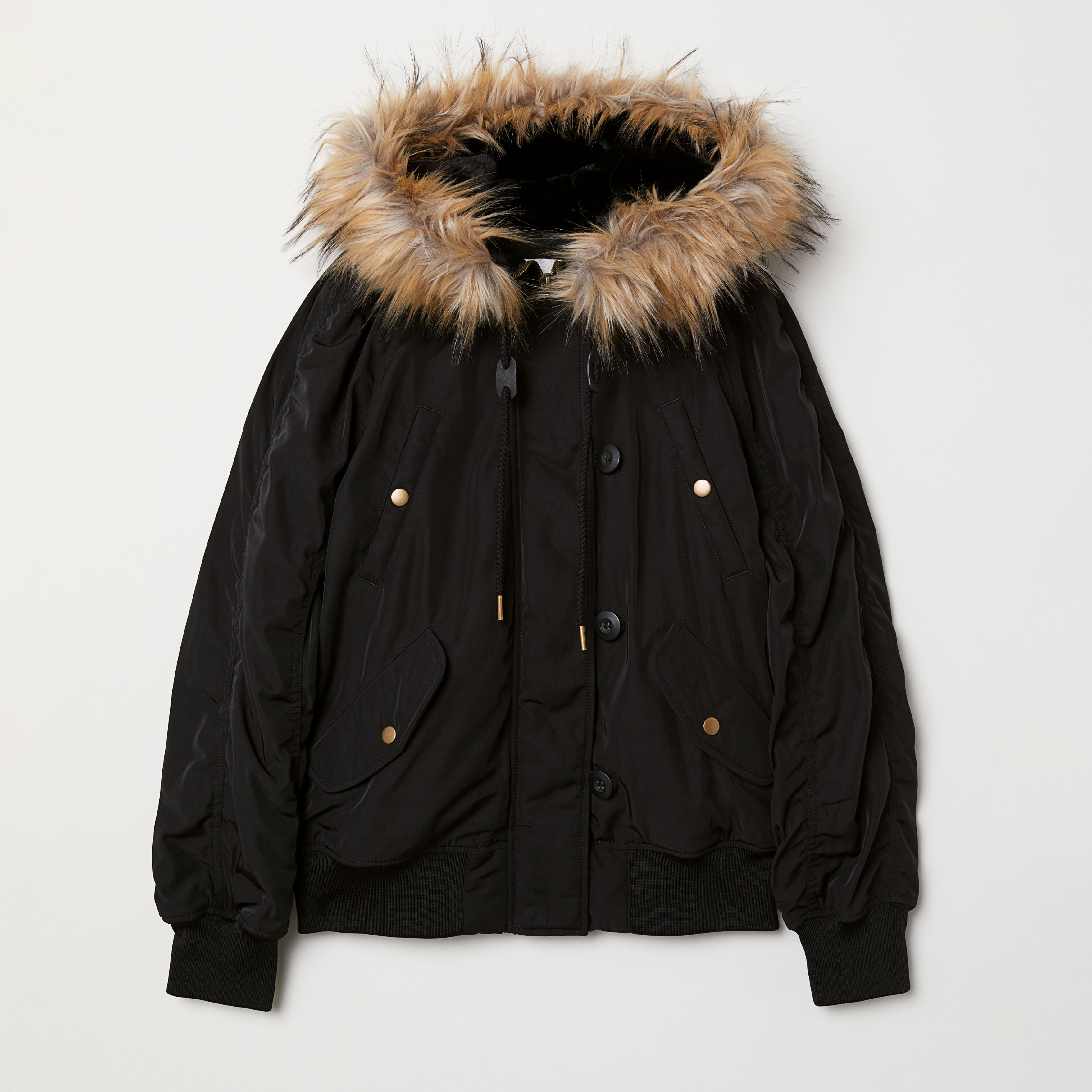 

Куртка H&M 0659463-8  Черная, Куртка H&M 0659463-8 40 Черная