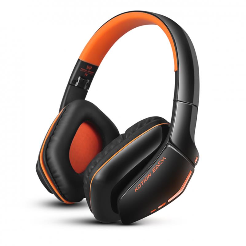 

Bluetooth-гарнитура Kotion EACH B3506 Black/Orange (ktb3506bt)