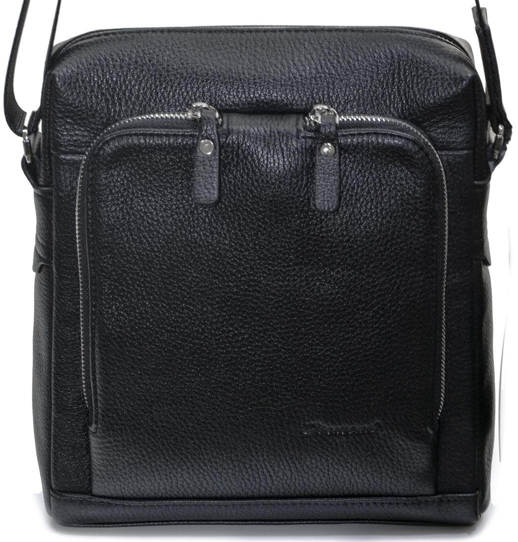 

Стильная вертикальная кожаная сумка Diamond 74-6006 black